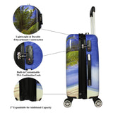World Traveler Palm Tree Hardside 2 - Piece Carry - On Spinner Luggage Set
