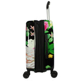 World Traveler VentureX Airline Approved 2 - Piece Carry - On Luggage Set – Lightweight Hardside Polycarbonate Suitcase with Spinner Wheels - Peonies