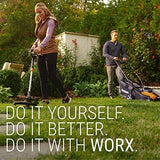 WORX Trivac 3 in 1 Electric Leaf Blower for Lawn Care, Leaf Vacuum with 350 CFM & 210 MPH, Leaf Mulcher with Metal Impeller, WG505