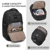 Wotony Military tactical backpack, backpack for men black small tactical assault bag (Black, 20 inch)