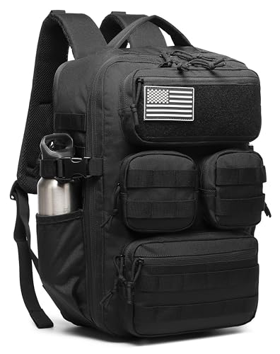 Wotony Tactical Backpack for Men, 25L/35L/45L EDC Backpack with Laptop Compartment, MOLLE System, Water-Resistant 900D Fabric, | Backpacks4Less