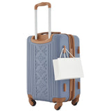 Wrangler 22" and 18" Heartland 2 - Piece Carry - On Luggage Set, Vintage Indigo