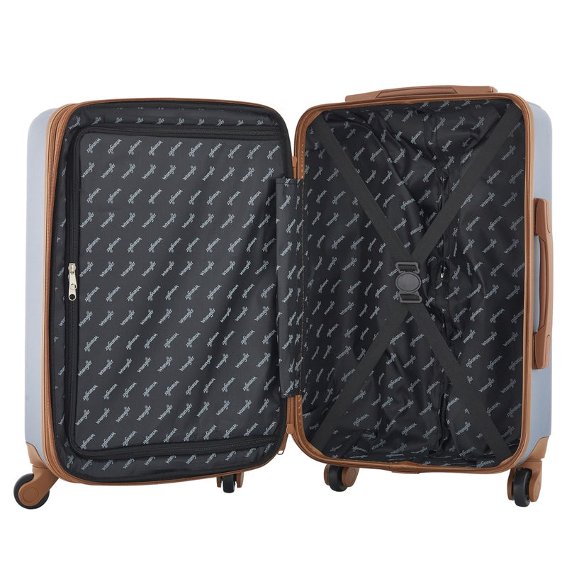 Wrangler 22" and 18" Heartland 2 - Piece Carry - On Luggage Set, Vintage Indigo