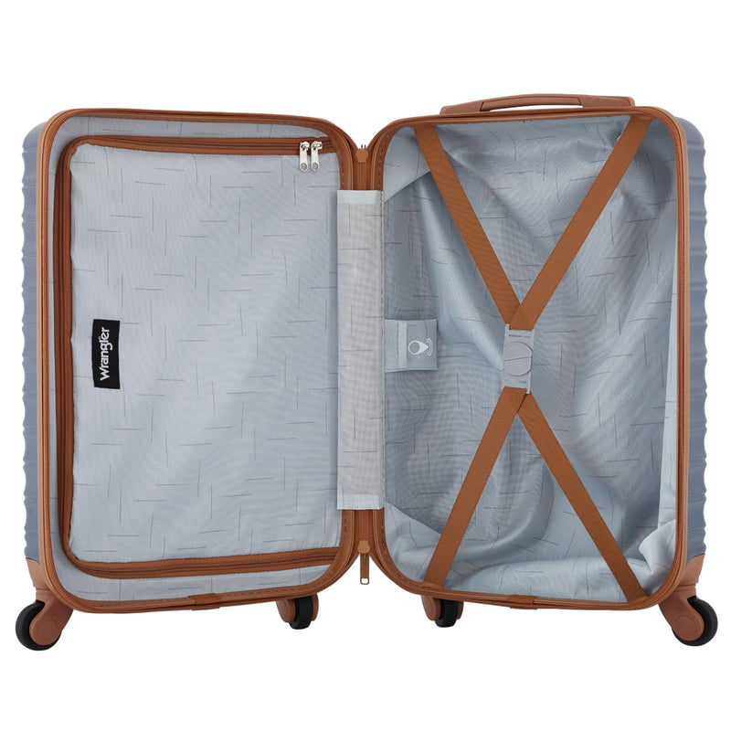 Wrangler 22" Outrider Hardside Carry - On Luggage, Vintage Indigo