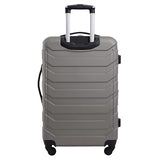 Wrangler 4 Piece Miami Luggage and Packing Cubes Set, Desert Taupe