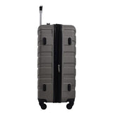 Wrangler 4 Piece Miami Luggage and Packing Cubes Set, Desert Taupe