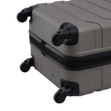 Wrangler 4 Piece Miami Luggage and Packing Cubes Set, Desert Taupe