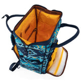 Wrangler Aztec Backpack Organized Daypack Travel Baby Bag with Stroller Strap and Side Bottle Pockets WG2204 - 9110NY