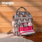 Wrangler Callie Diaper Bag Backpack with Stroller Straps Multifunction Baby Travel Bag WG2210 - 9110GY