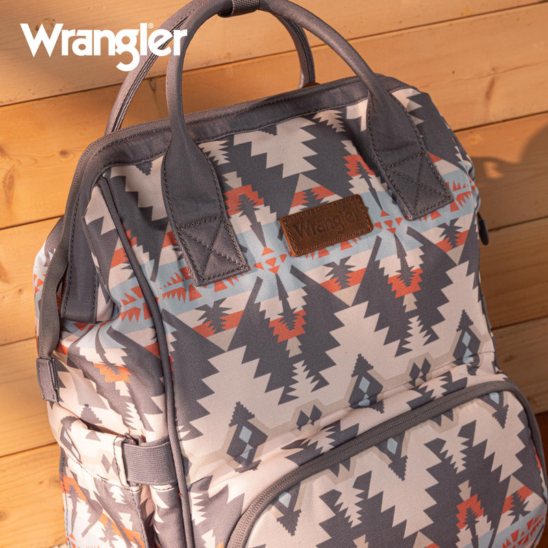 Wrangler Callie Diaper Bag Backpack with Stroller Straps Multifunction Baby Travel Bag WG2210 - 9110GY