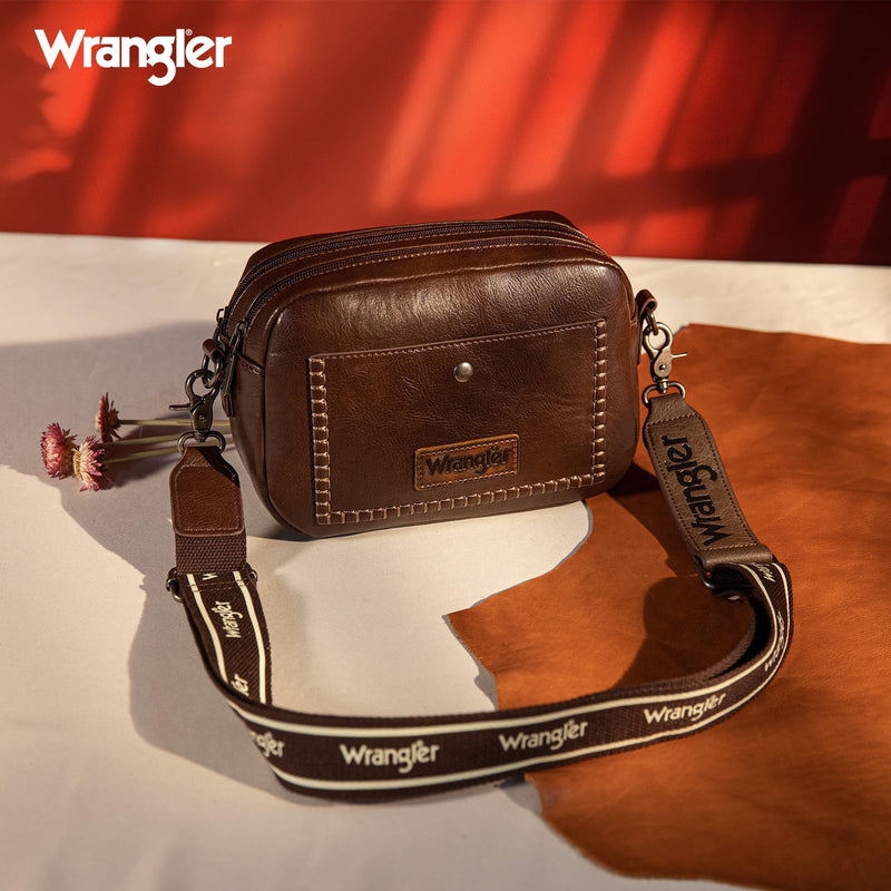 Wrangler Crossbody Bag for Women Camera Purse with Wide Strap WG90 - 819CF