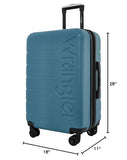 Wrangler Maverick 3 Piece Luggage Set, Blue Heaven