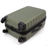 Wrangler Smart Spinner Hardside Luggage, 22 - Inch Carry - On, Olive Green