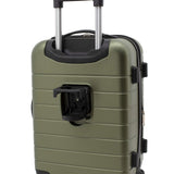 Wrangler Smart Spinner Hardside Luggage, 22 - Inch Carry - On, Olive Green