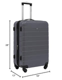 Wrangler Smart Spinner Hardside Luggage, 3 Piece Set, Quiet Shade