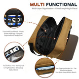Wrangler Toiletry Bag for Men, Travel Shaving Dopp Kit, Oxford Fabric Tech Kit Bathroom Organizer, Gifts for Men