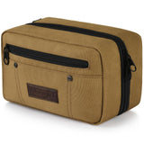 Wrangler Toiletry Bag for Men, Travel Shaving Dopp Kit, Oxford Fabric Tech Kit Bathroom Organizer, Gifts for Men