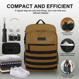 Wrangler Tradesman Backpack, Water Resistant Casual Daypack for Travel Work School, Unisex Laptop Backpack with Notebook Sleeve