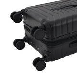 Wrangler Trunk Spinner Suitcase Set, Black, 2 Luggage & 2 Packing Cubes