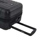 Wrangler Trunk Spinner Suitcase Set, Black, 2 Luggage & 2 Packing Cubes