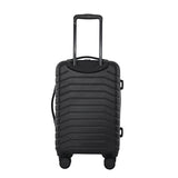 Wrangler Trunk Spinner Suitcase Set, Black, 2 Luggage & 2 Packing Cubes