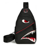 WRLDMCWLQ Shoulder Sling Crossbody Casual Chest Bag For Travel Sports Running Hiking