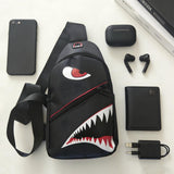 WRLDMCWLQ Shoulder Sling Crossbody Casual Chest Bag For Travel Sports Running Hiking