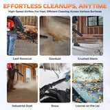 WTHW 80cc Gas Backpack Leaf Blower Heavy - Duty, High - Velocity 92.2 M/S, Engine Blower Power Tool for Professional Yard Cleanup and Heavy Leaves. (WH0608)