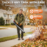 WTHW 80cc Gas Backpack Leaf Blower Heavy - Duty, High - Velocity 92.2 M/S, Engine Blower Power Tool for Professional Yard Cleanup and Heavy Leaves. (WH0608)