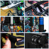 WZLVO 3PCS Rolling School Backpack, Water Resistance Roller Bookbag for Boys, Wheeled Bag Set with Lunch Box & Pencil Bag for Teens & Kids - Dinosaur Gathering