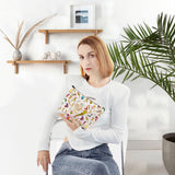 WZMPA Cartoon Movie Cosmetic Bag Fairytale Fans Gift Think Of The Happiest Things It's The Same As Having Wings Makeup Zipper Pouch Bag Cartoon Merchandise (Happiest Things) (Happiest Things 2 - Full)