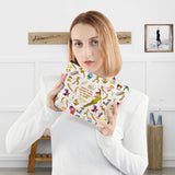 WZMPA Cartoon Movie Cosmetic Bag Fairytale Fans Gift Think Of The Happiest Things It's The Same As Having Wings Makeup Zipper Pouch Bag Cartoon Merchandise (Happiest Things) (Happiest Things 2 - Full)