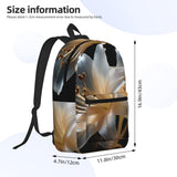 WZYCWB Heavy Lilies in Bloom Printed multi - pocket backpack â€“ lightweight and durable for work, business travel and outdoor sports