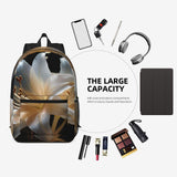 WZYCWB Heavy Lilies in Bloom Printed multi - pocket backpack â€“ lightweight and durable for work, business travel and outdoor sports