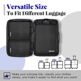 XBLGX 6 Set Compression Packing Cubes for Travel, Suitcases and Carry On, Luggage Organizer Bags for Travel Accessories