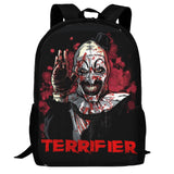Xorbwvi Terrifier 2 Backpack,3d Print Laptop Backpack Lightweight Casual Daypack Bookbag 16.5 In, Black