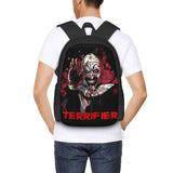 Xorbwvi Terrifier 2 Backpack,3d Print Laptop Backpack Lightweight Casual Daypack Bookbag 16.5 In, Black