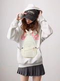 Xsecnua Small Crossbody Sling Bag for Women, Mini Backpack Sling Backpack Convertible Chest Bag for Travel Daypack