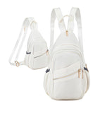 Xsecnua Small Crossbody Sling Bag for Women, Mini Backpack Sling Backpack Convertible Chest Bag for Travel Daypack