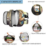 XYMZR Backpack Hi_01713229951871_ Travel Laptop Daypack Shoulder Bag Book Bag Daypack with Reflective Strip 12.9 ×17.7 In