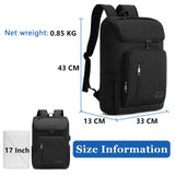 YALUNDISI Laptop Backpacks Travel Backpack Carry On Backpack Casual Daypack with USB Charging Port for Men Women Black
