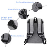 YALUNDISI Vintage Backpack for Men Women Laptop Backpack Bookbags College Backpack 16 inch Grey