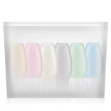 YAMYONE Travel Bottles for Toiletries, Tsa Approved Travel Bottle 3OZ Shampoo Travel Container, BPA Free Leak Proof Travel Tubs Refillable Liquid (Pink) (6 Pack - Pink)