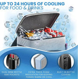 YANGKTIC Cooler Backpack - 54 Can Cooler Bag - 24 Hours Cooling - Beach Camping Cooler Backpack - Cooler - Picnic Basket - Backpack Cooler