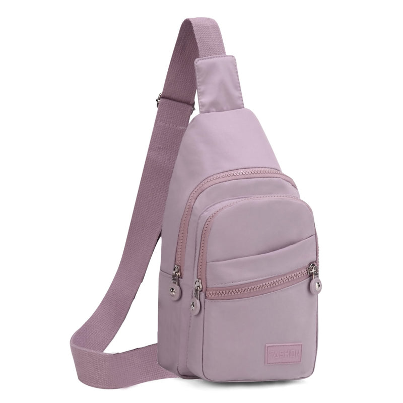 YAZEKOUS Small Sling Bag for Women Crossbody Sling Backpack Casual Daypack Backpack Cross Body for Travel Outdoor Hiking