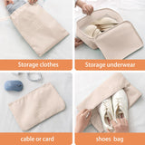 YEEYAA Packing Cubes for Travel - 8 Set Luggage Organizer Bags for Family, Mesh Breathable Travel Packing Cubes for Suitcases Durable Travel Essentials Bags Set