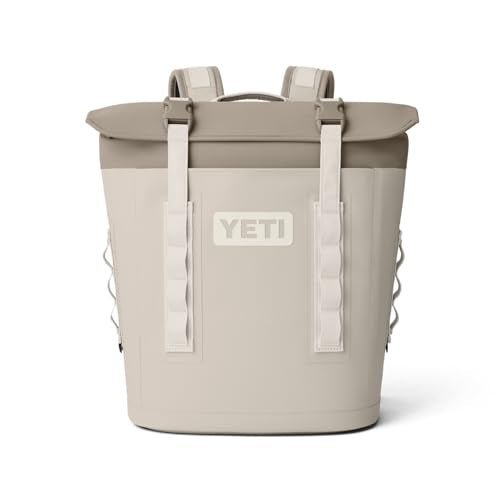 YETI Hopper M12 Backpack Soft Sided Cooler with MagShield Access, Cape Taupe
