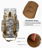 YFREAL 80L Hiking Camping Backpack,Hunting Backpack for Outdoor,Backpack Waterproof,Tactical Backpack for Men Women