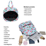 YiXiamo Cute 10 inch mini pack bag backpack for grils children and adult (watermelon)