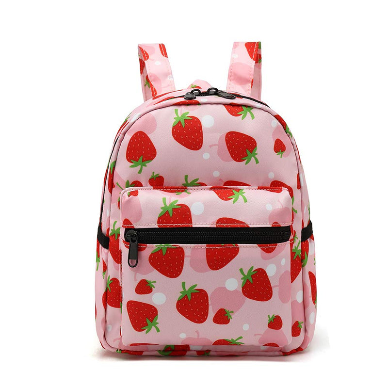 YiXiamo Cute mini tiny small pack bag backpack for grils children and adult (strawberry)
